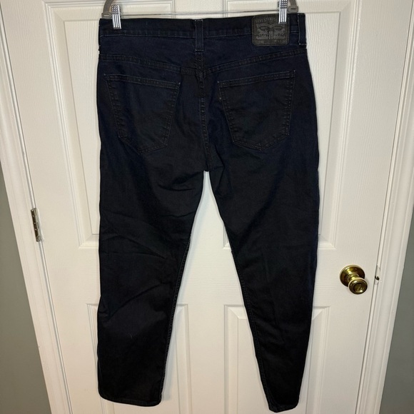 Levi's 569 Dark Blue Loose Straight Fit Jeans Jeans Size 34W 32L GUC - Picture 3 of 7